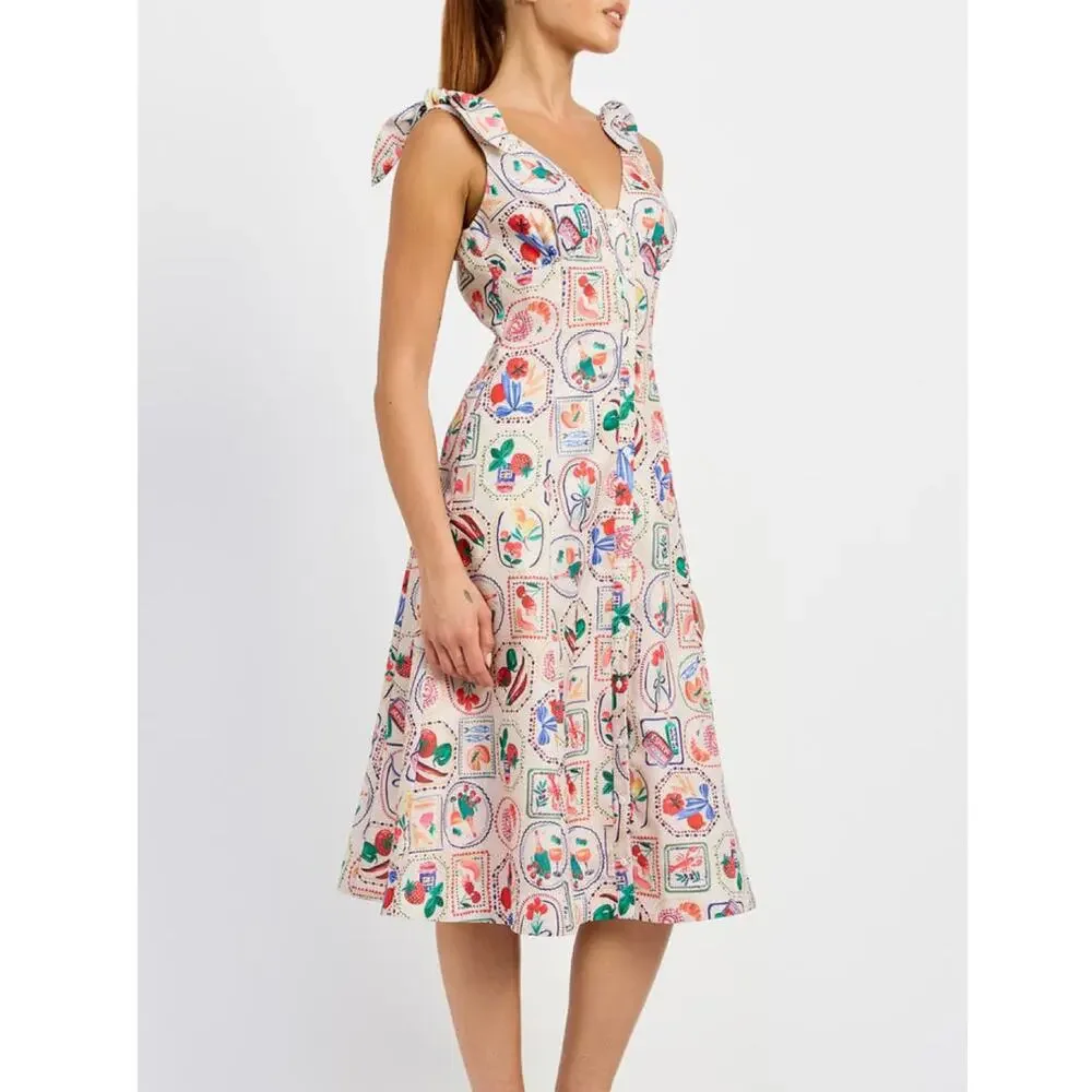 En Saison Nayeli Midi Sundress
